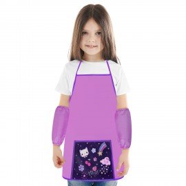 Фартук с нарукавниками для уроков труда ПИФАГОР, 1 карман, 46х54 см, Leapfrog, 273623