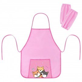 Фартук с нарукавниками для уроков труда ПИФАГОР, 1 карман, 46x54 см, Best team, 273762