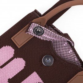 Сумочка-органайзер повседневная HEIKKI KNIT (ХЕЙКИ) кросс боди, вязаная, 17х12х5 см, Rabbit, 273790