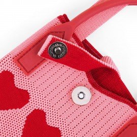 Сумочка-органайзер повседневная HEIKKI KNIT (ХЕЙКИ) кросс боди, вязаная, 17х12х5 см, Hearts, 273795