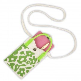 Сумочка-органайзер повседневная HEIKKI KNIT (ХЕЙКИ) кросс боди, вязаная, 17х12х5 см, Flowers, 273797