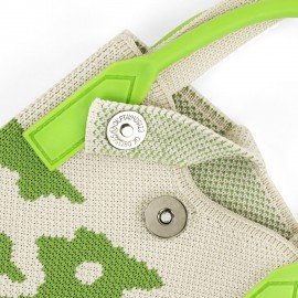 Сумочка-органайзер повседневная HEIKKI KNIT (ХЕЙКИ) кросс боди, вязаная, 17х12х5 см, Flowers, 273797