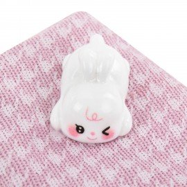 Пенал ЮНЛАНДИЯ ЮНИОР, 1 отделение, полиэстер, аппликация, Rabbit, 20х6х4 см, 273805