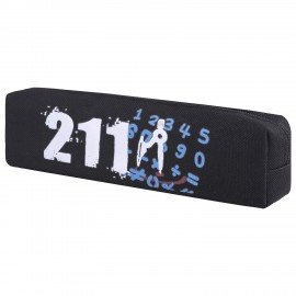 Пенал ЮНЛАНДИЯ ЮНИОР, 1 отделение, полиэстер, Maths, 20х6х4 см, 273808