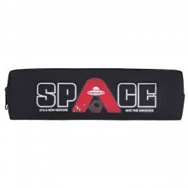 Пенал ЮНЛАНДИЯ ЮНИОР, 1 отделение, полиэстер, Space, 20х6х4 см, 273809