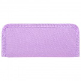 Пенал ЮНЛАНДИЯ ЮНИОР, 2 отделения, полиэстер, Purple clouds, 21х8х6 см, 273810