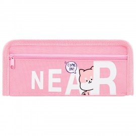 Пенал ЮНЛАНДИЯ ЮНИОР, 2 отделения, полиэстер, Near you, 21х8х6 см, 273811