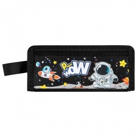 Пенал ЮНЛАНДИЯ ЮНИОР, 2 отделения, с ручкой, полиэстер, Astronaut, 21х8х6 см, 273816