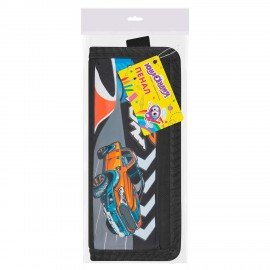 Пенал ЮНЛАНДИЯ ЮНИОР, 2 отделения, с ручкой, полиэстер, Speed demon, 21х8х6 см, 273817