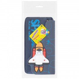 Пенал ЮНЛАНДИЯ ЮНИОР, 2 отделения, Space rocket, 21х10х7 см, 273820