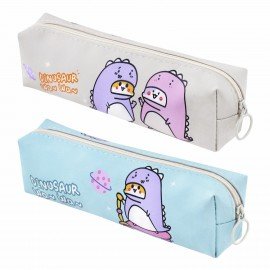 Пенал мягкий ПИФАГОР, 1 отделение, ПВХ, ассорти Dinos, 20x6х4 см, 273823