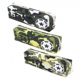 Пенал мягкий ПИФАГОР, 1 отделение, ПВХ, ассорти Camouflage, 20х7х4 см, 273828