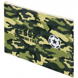 Папка для тетрадей ПИФАГОР А4, 1 отделение, ПВХ, на молнии, ассорти Camouflage, 32x23 см, 273830