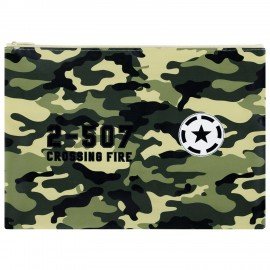 Папка для тетрадей ПИФАГОР А4, 1 отделение, ПВХ, на молнии, ассорти Camouflage, 32x23 см, 273830