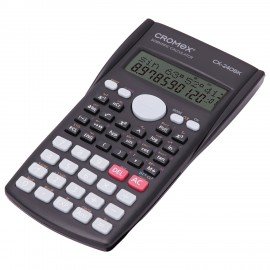 Калькулятор инженерный CROMEX СX-240BK (155х80 мм), 240 функций, 10+2 разрядов, черный, 273832