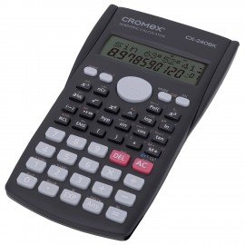 Калькулятор инженерный CROMEX СX-240BK (155х80 мм), 240 функций, 10+2 разрядов, черный, 273832