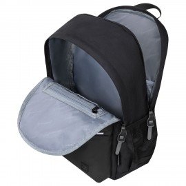 Рюкзак BRAUBERG FASHION CITY универсальный, 2 отделения, Core, черный, 46х31х15 см, 273838