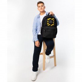 Рюкзак BRAUBERG FASHION CITY универсальный, 2 отделения, Core, черный, 46х31х15 см, 273838