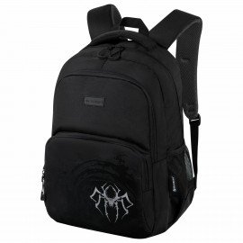 Рюкзак BRAUBERG CONCEPT универсальный, 2 отделения, светоотр. принт, Gray Spider, 45х30х18см, 273847