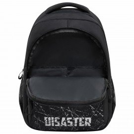 Рюкзак BRAUBERG CONCEPT универсальный, 2 отделения, светоотр. принт, Disaster, 45х30х18 см, 273848