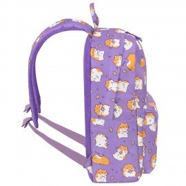 Рюкзак HEIKKI DREAM (ХЕЙКИ) универс. с карм. для ноут., эргоном., Funny Hamster, 42х26х14 см,273850