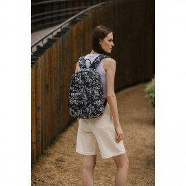 Рюкзак HEIKKI DREAM (ХЕЙКИ) универс. с карм. для ноут., эргоном., Lettering, 42х26х14 см, 273851