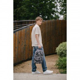 Рюкзак HEIKKI DREAM (ХЕЙКИ) универс. с карм. для ноут., эргоном., Lettering, 42х26х14 см, 273851