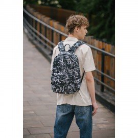 Рюкзак HEIKKI DREAM (ХЕЙКИ) универс. с карм. для ноут., эргоном., Lettering, 42х26х14 см, 273851