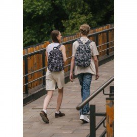 Рюкзак HEIKKI POSITIVE (ХЕЙКИ) универсальный, карман-антивор, Spatter, 42х28х14 см, 273854