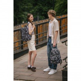 Рюкзак HEIKKI POSITIVE (ХЕЙКИ) универсальный, карман-антивор, Spatter, 42х28х14 см, 273854