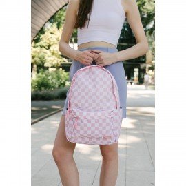 Рюкзак HEIKKI POSITIVE (ХЕЙКИ) универсальный, карман-антивор, Pastel Chess, 42х28х14 см, 273856