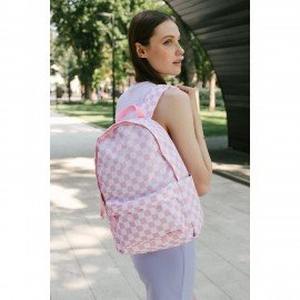 Рюкзак HEIKKI POSITIVE (ХЕЙКИ) универсальный, карман-антивор, Pastel Chess, 42х28х14 см, 273856