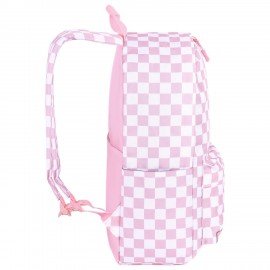 Рюкзак HEIKKI POSITIVE (ХЕЙКИ) универсальный, карман-антивор, Pastel Chess, 42х28х14 см, 273856