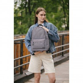 Рюкзак HEIKKI POSITIVE (ХЕЙКИ) универсальный, карман-антивор, Houndstooth, 42х28х14 см, 273857