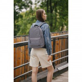 Рюкзак HEIKKI POSITIVE (ХЕЙКИ) универсальный, карман-антивор, Houndstooth, 42х28х14 см, 273857