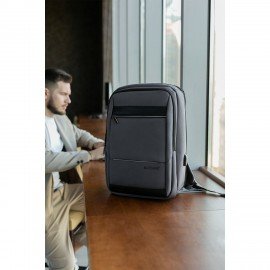 Рюкзак HEIKKI ELECT (ХЕЙКИ) универсальный, отделение для ноутбука,USB-порт,серый, 44х30х16см, 273863