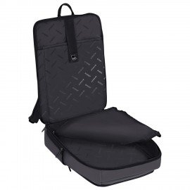 Рюкзак HEIKKI ELECT (ХЕЙКИ) универсальный, отделение для ноутбука,USB-порт,серый, 44х30х16см, 273863