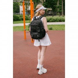 Рюкзак HEIKKI FUSION (ХЕЙКИ) универс., отд. для ноутбука, с КОШЕЛЬКОМ, черн, 44х31х14см, 273864