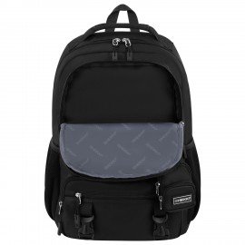 Рюкзак HEIKKI FUSION (ХЕЙКИ) универс., отд. для ноутбука, с КОШЕЛЬКОМ, черн, 44х31х14см, 273864