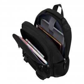 Рюкзак HEIKKI FUSION (ХЕЙКИ) универс., отд. для ноутбука, с КОШЕЛЬКОМ, черн, 44х31х14см, 273864