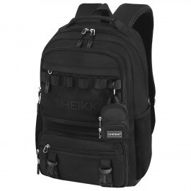 Рюкзак HEIKKI FUSION (ХЕЙКИ) универс., отд. для ноутбука, с КОШЕЛЬКОМ, черн, 44х31х14см, 273864
