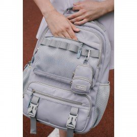 Рюкзак HEIKKI FUSION (ХЕЙКИ) универс., отд. для ноутбука, с КОШЕЛЬКОМ,лаванда,44х31х14см, 273865