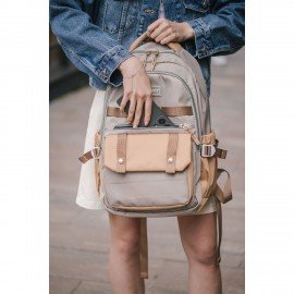 Рюкзак HEIKKI GOODLY (ХЕЙКИ) универс., 2 отд, отд. для ноутбука, бежевый, 46x33x18см, 273868