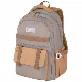 Рюкзак HEIKKI GOODLY (ХЕЙКИ) универс., 2 отд, отд. для ноутбука, бежевый, 46x33x18см, 273868