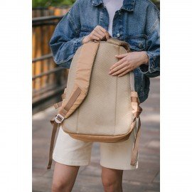 Рюкзак HEIKKI GOODLY (ХЕЙКИ) универс., 2 отд, отд. для ноутбука, бежевый, 46x33x18см, 273868