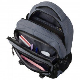 Рюкзак HEIKKI VALUABLE (ХЕЙКИ) универсальный, 2 отд, отд. для ноутбука, серый, 48x33x19 см, 273871