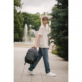 Рюкзак HEIKKI VALUABLE (ХЕЙКИ) универсальный, 2 отд, отд. для ноутбука, серый, 48x33x19 см, 273871