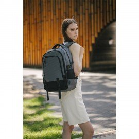 Рюкзак HEIKKI VALUABLE (ХЕЙКИ) универсальный, 2 отд, отд. для ноутбука, серый, 48x33x19 см, 273871