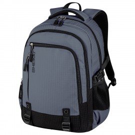 Рюкзак HEIKKI VALUABLE (ХЕЙКИ) универсальный, 2 отд, отд. для ноутбука, серый, 48x33x19 см, 273871