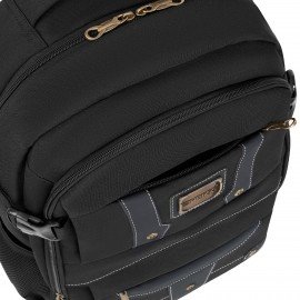 Рюкзак HEIKKI DESERTED (ХЕЙКИ) универсальный, отд. для ноутбука, EVA спинка, черный, 48х34х18см, 273876